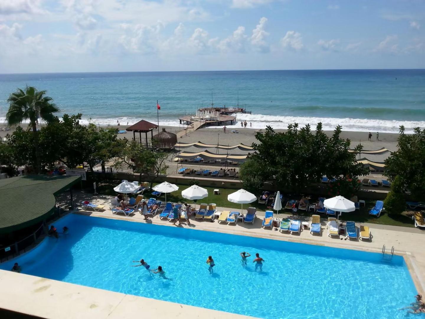 Senza Sunset Beach Hotel Alanya Eksteriør billede